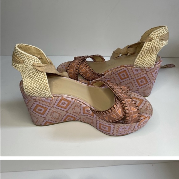 Theodora & Callum Biarritz Wedge Sandals - Picture 2 of 10
